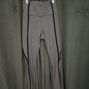Danskin Moss Green Leggings with Black Trim